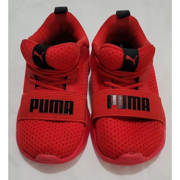 Puma Wired Run High Risk Red Sneakers Toddler US Size 7C KinderFit #374217-05 - Picture 13 of 13
